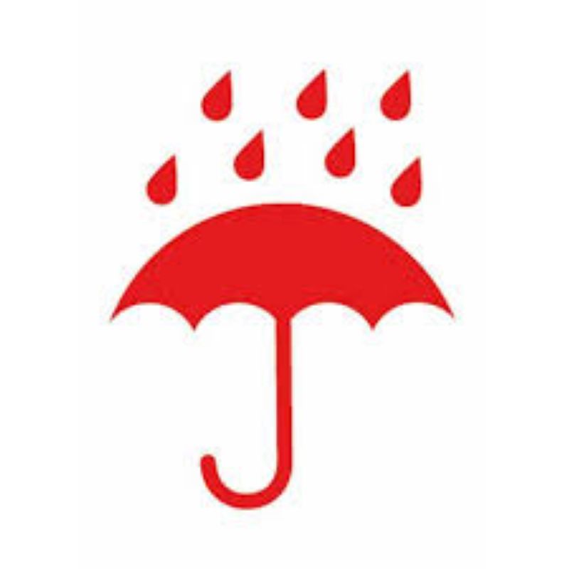 Etiquetas  " MANTENER SECO" paraguas