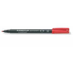 Lumocolor M Rojo Permanent Pen