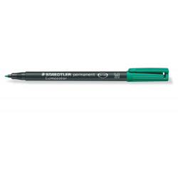 Lumocolor M Verde Permanent Pen