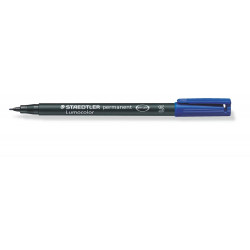 Lumocolor S Azul Permanent Pen