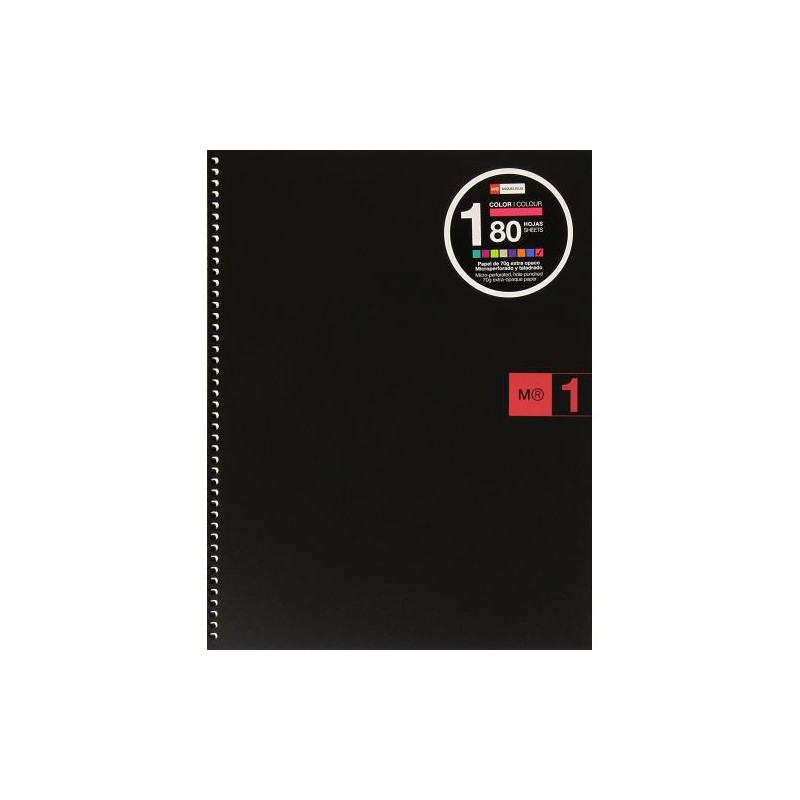 NoteBook1 A4 Basic Rojo
