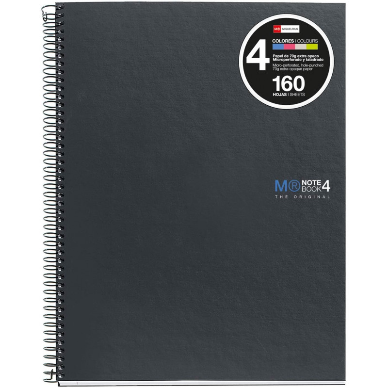 NoteBook4 A4 5x5 Basic Grafito