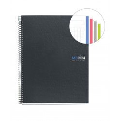 NoteBook4 A5 Horizontal Basic Grafito