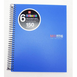 Notebook6 A5 5x5 Basic PP Azul