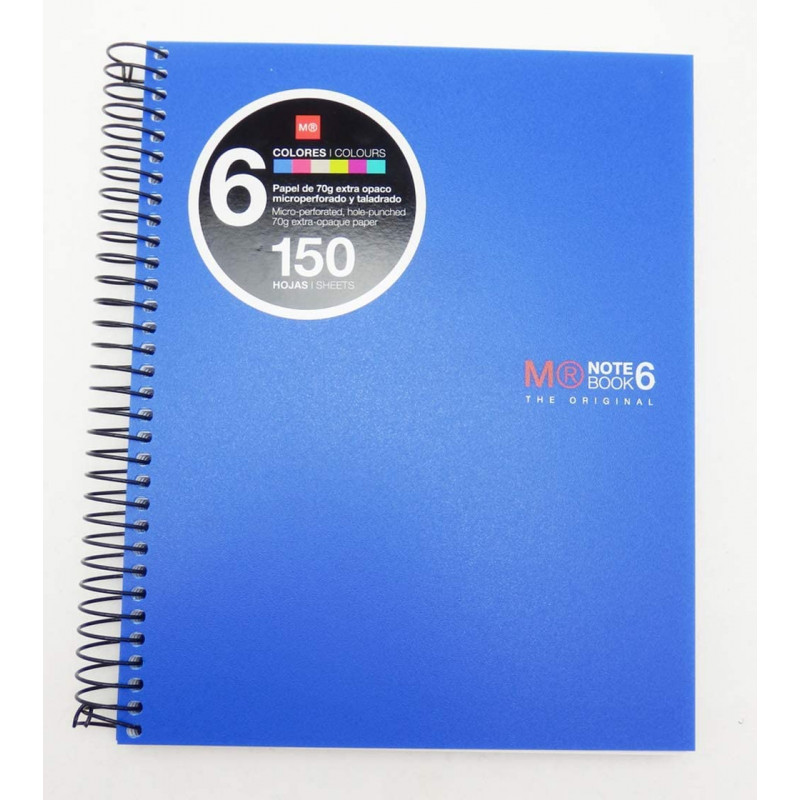 Notebook6 A5 5x5 Basic PP Azul