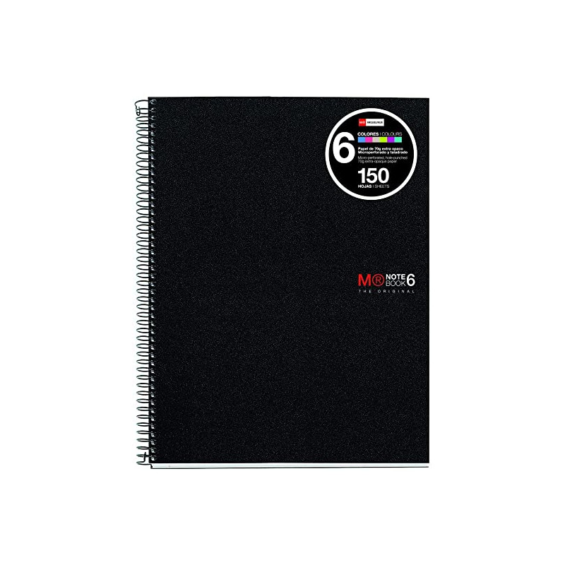 Notebook6 A4 5x5 Basic PP Negro