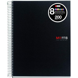 Notebook8 A5 5x5 Basic PP Negro