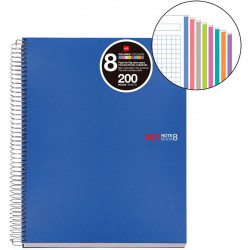 Notebook8 A5 5x5 Basic PP Azul