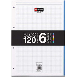 Notebook6 A4 5x5 6 colores