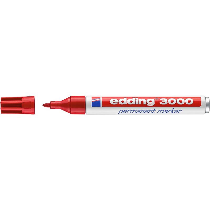 Rotulador Edding 3000  Rojo