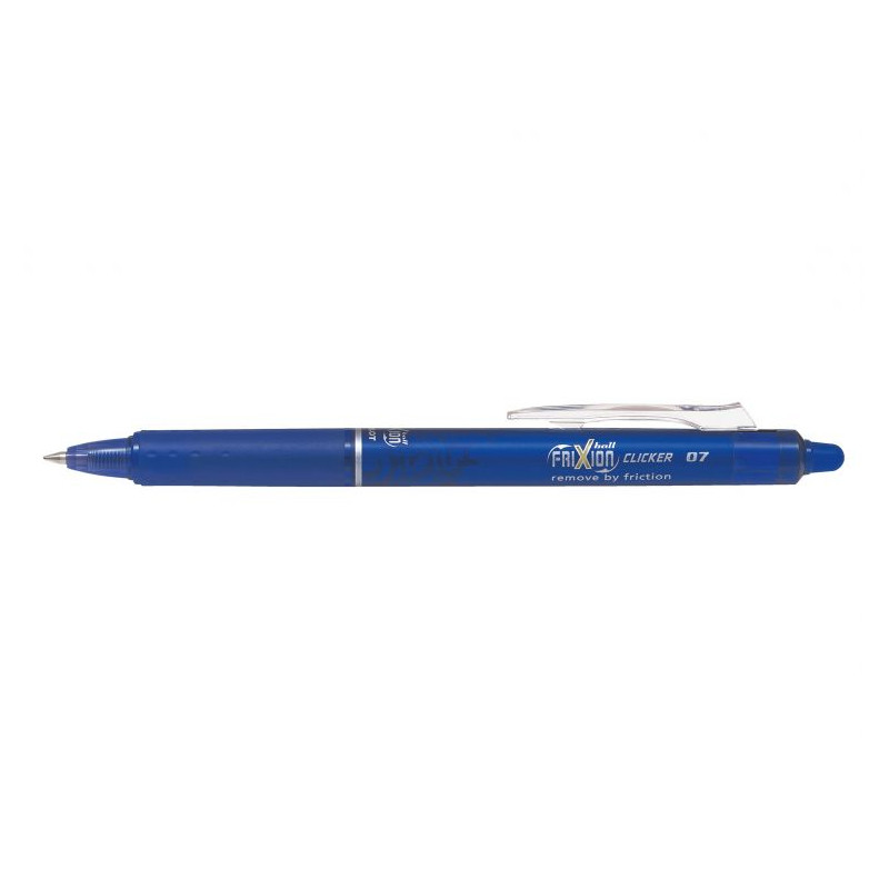 Pilot Frixion - Bolígrafos borrables – Paquete de 6 bolígrafos de tinta  azul + 4 recambios adicionales – Frixion Clicker bolígrafos borrables