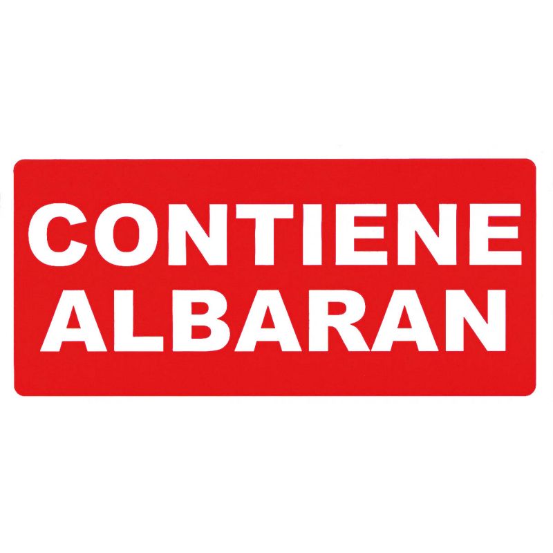 Etiquetas APLI CONTIENE ALBARAN