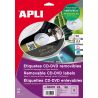Etiquetas Removibles CD-DVD 114mm
